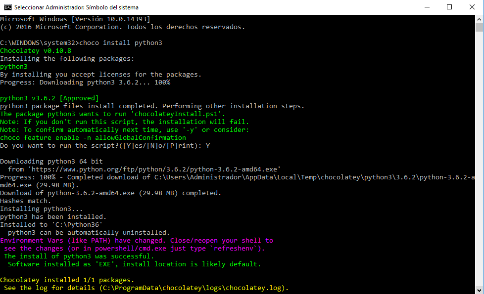 Instalar python3